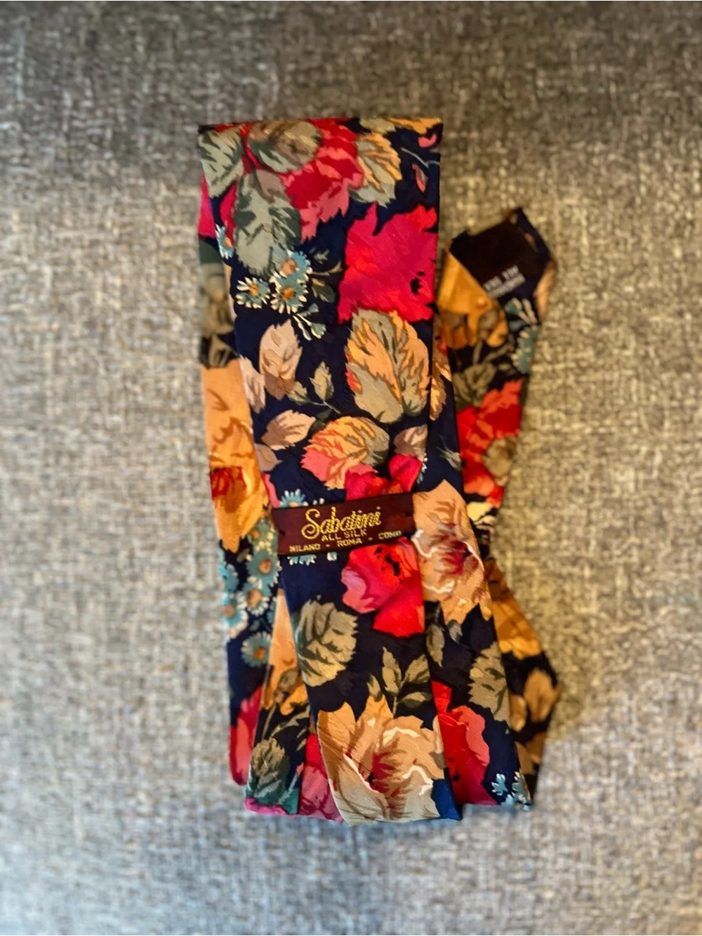 Sabatini Floral 100% Silk Tie